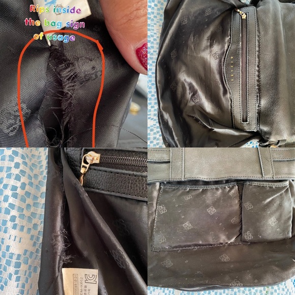 USED AUTHENTIC SISLEY LEATHER SLING BAG - Picture 3 of 16